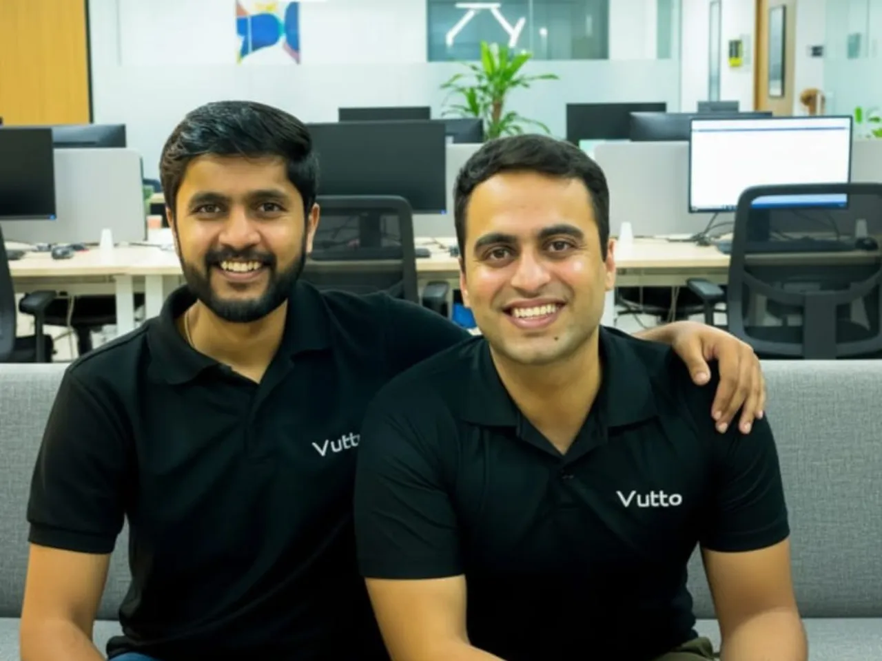 Vutto co-founders Rohit Khurana and Sitaram Ankilla
