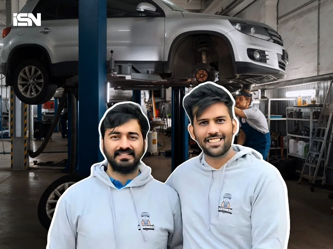 GaadiMech co-founders