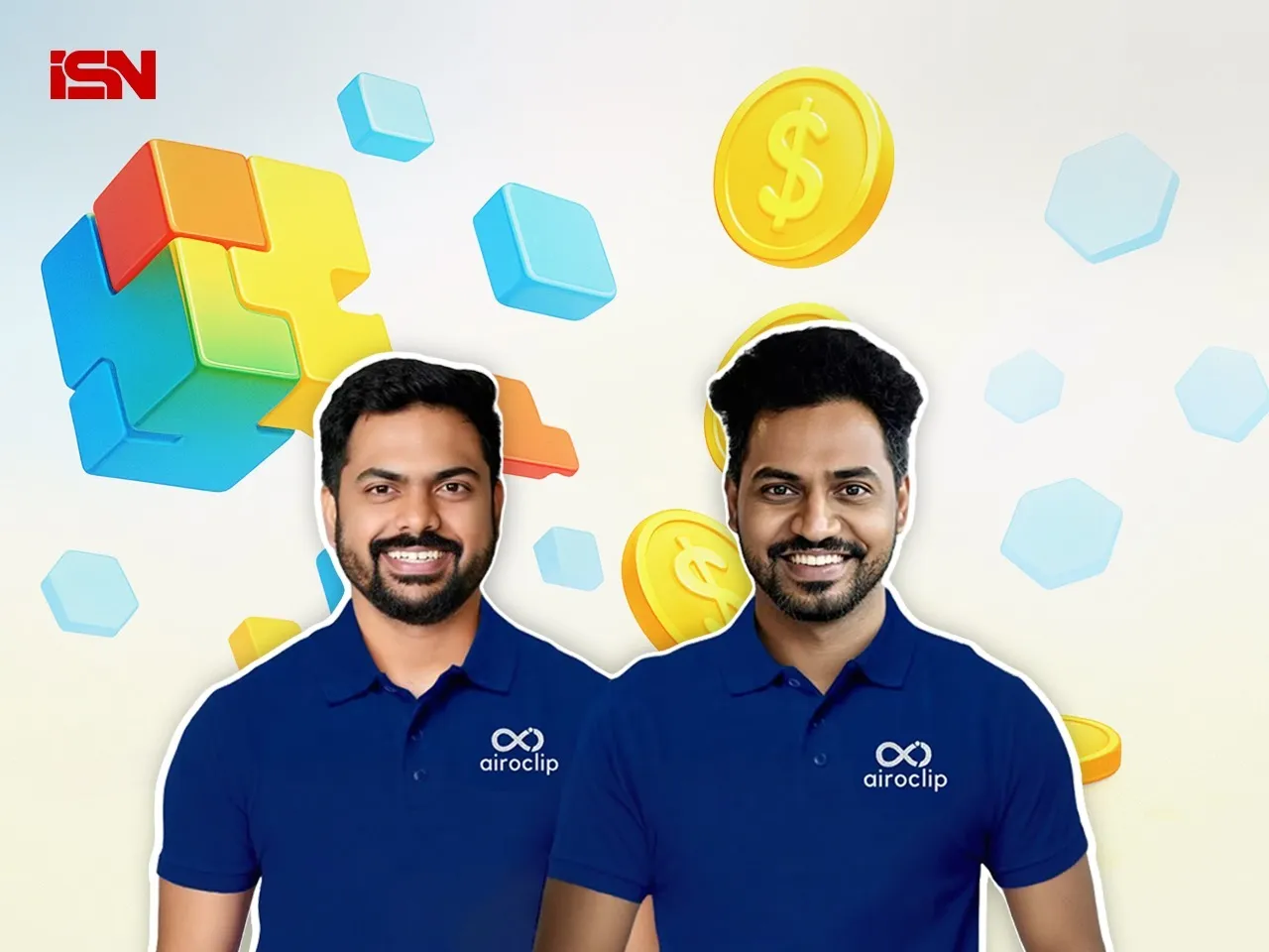 (L-R): Pruthvi Sai Y and Naga Rohith Anisetty, Co-Founders of Airoclip