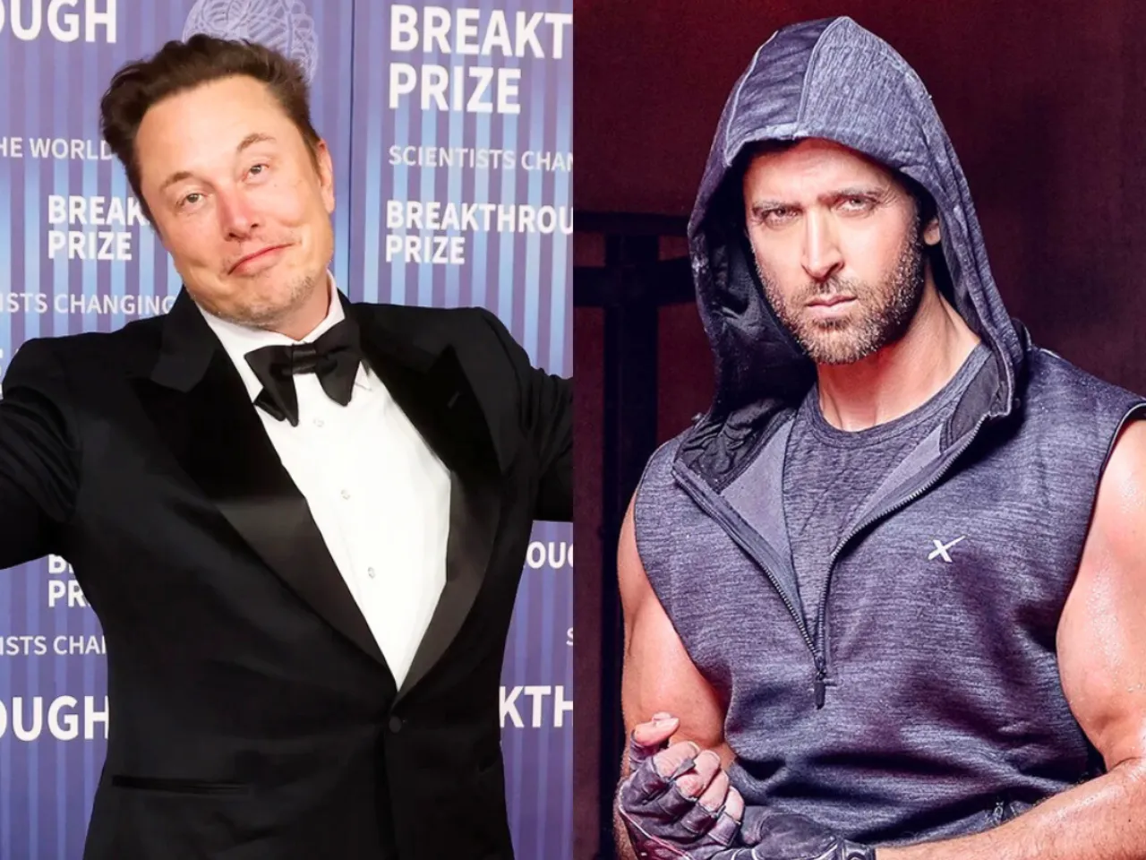 Elon Musk and Hrithik Roshan
