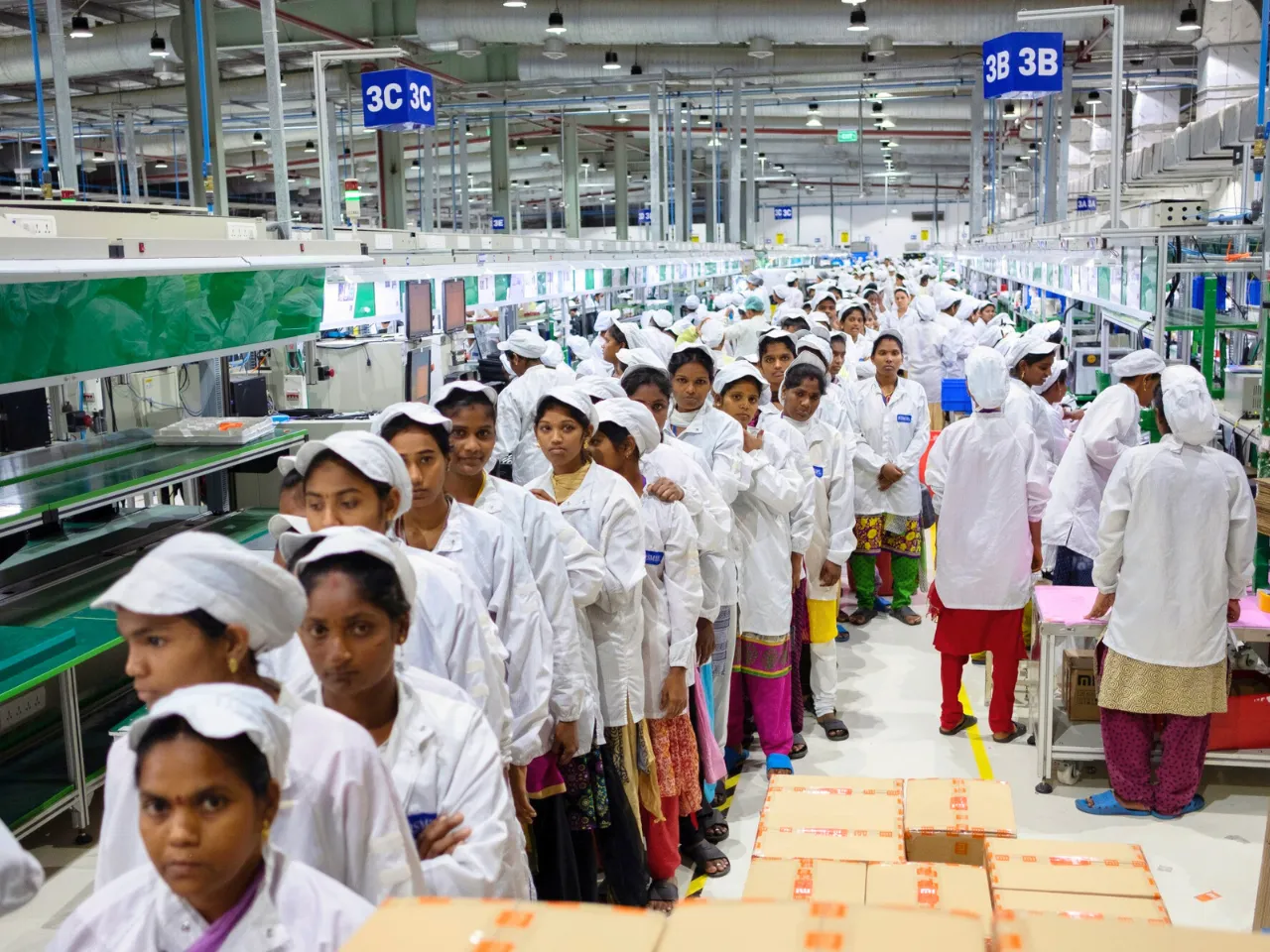 Foxconn women workers