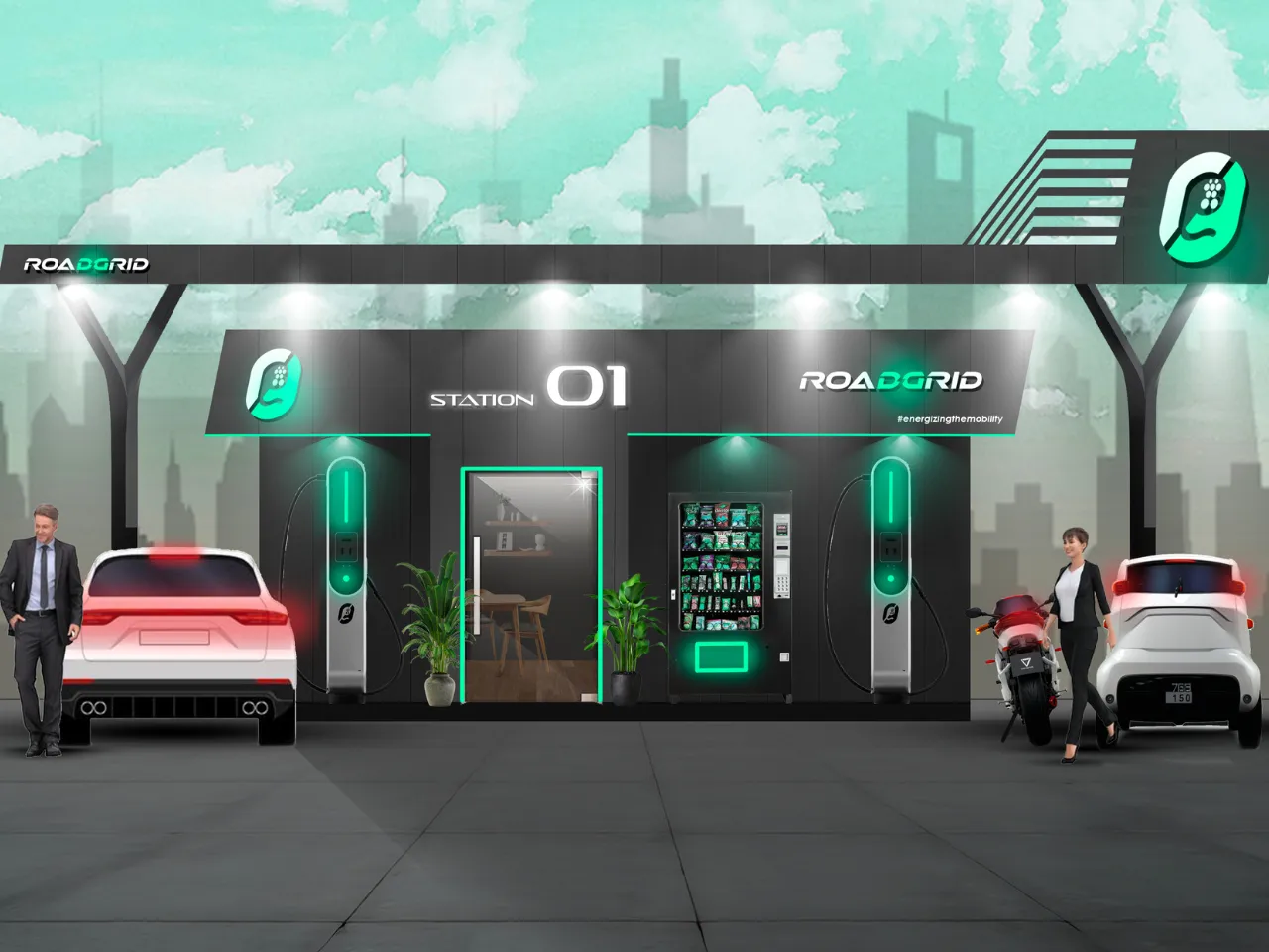 RoadGrid charging hub