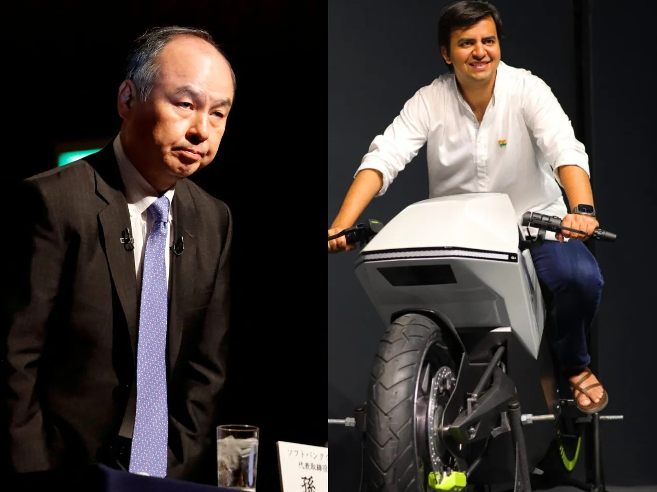 Softbank sells stake in ola electric