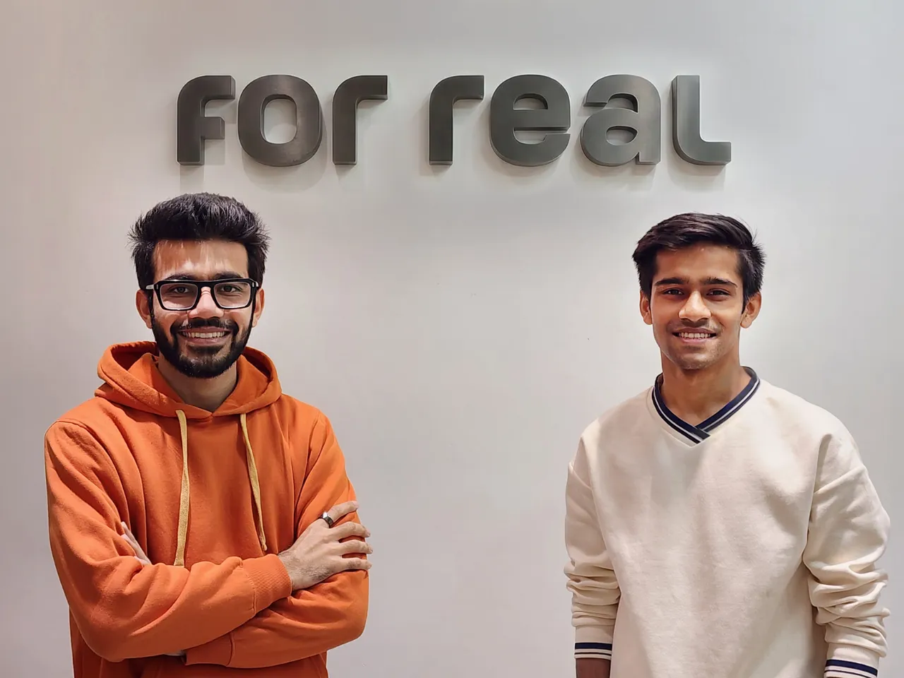 For Real co-founders Anurag Sheth and Mohit Sheth