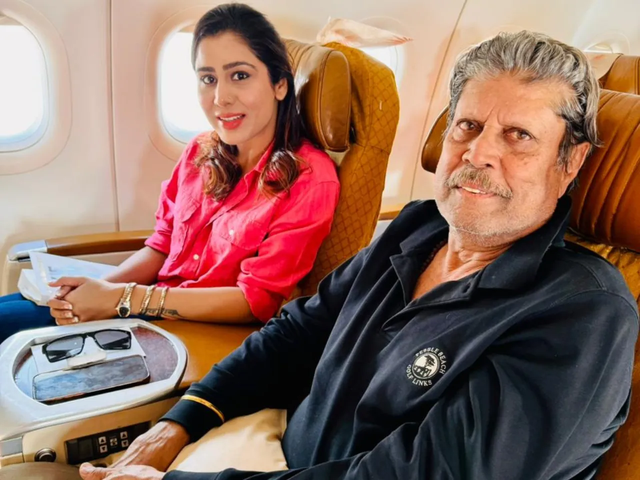 Ghazal Alagh meets Kapil Dev