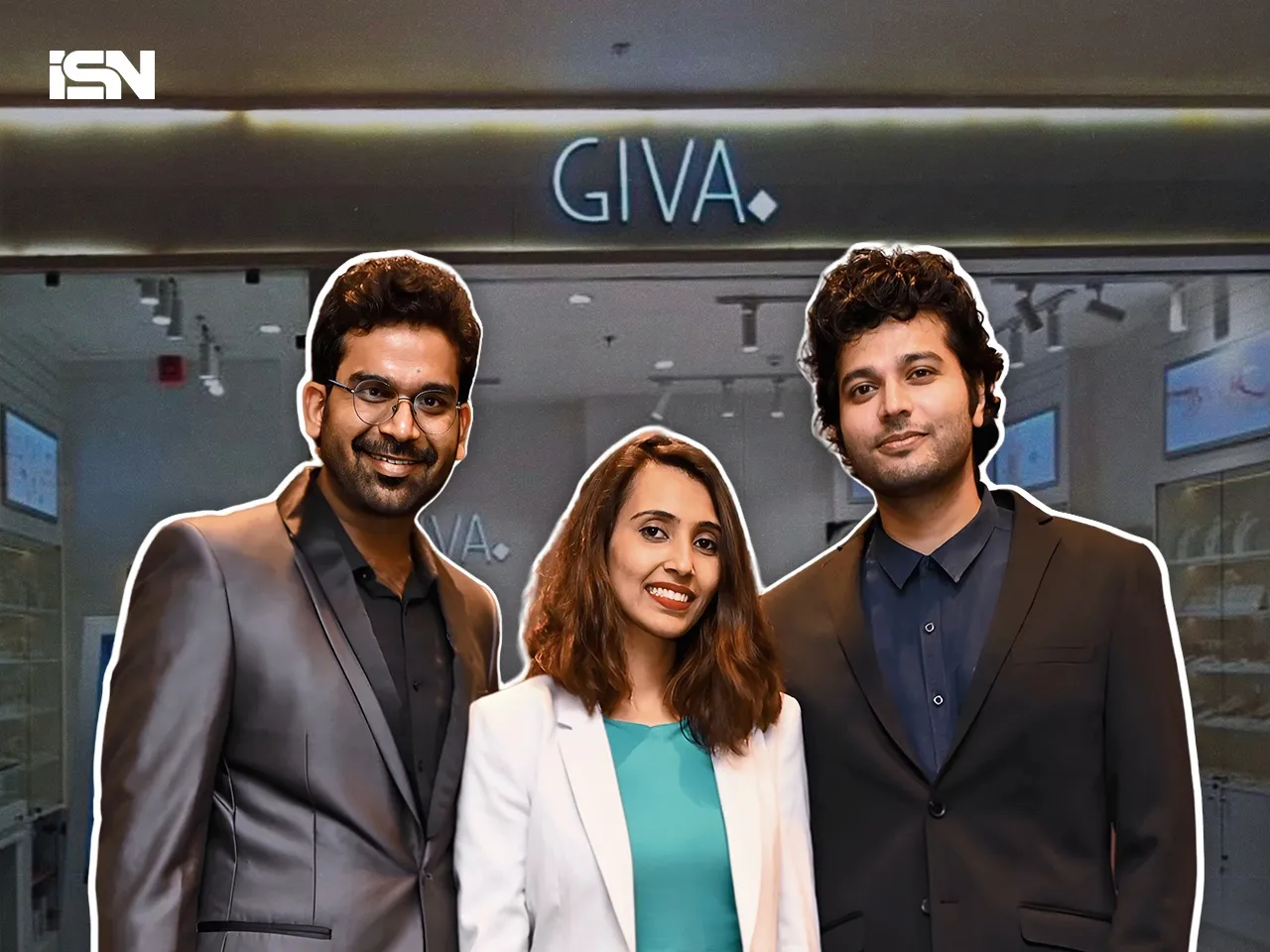(L-R) Giva founders Ishendra Agarwal, Nikita Prasad and Sachin Shetty
