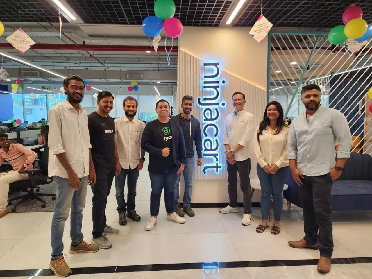 Mayani team at Ninjacart headquarters in Bengaluru