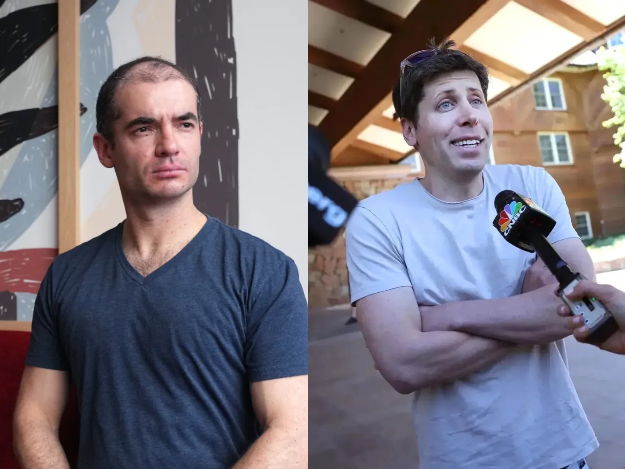 Ilya Sutskever and CEO Sam Altman