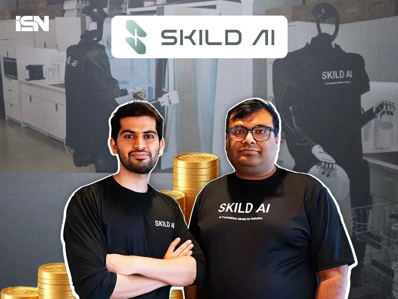 Skild AI co-founders Abhinav Gupta and Deepak Pathak