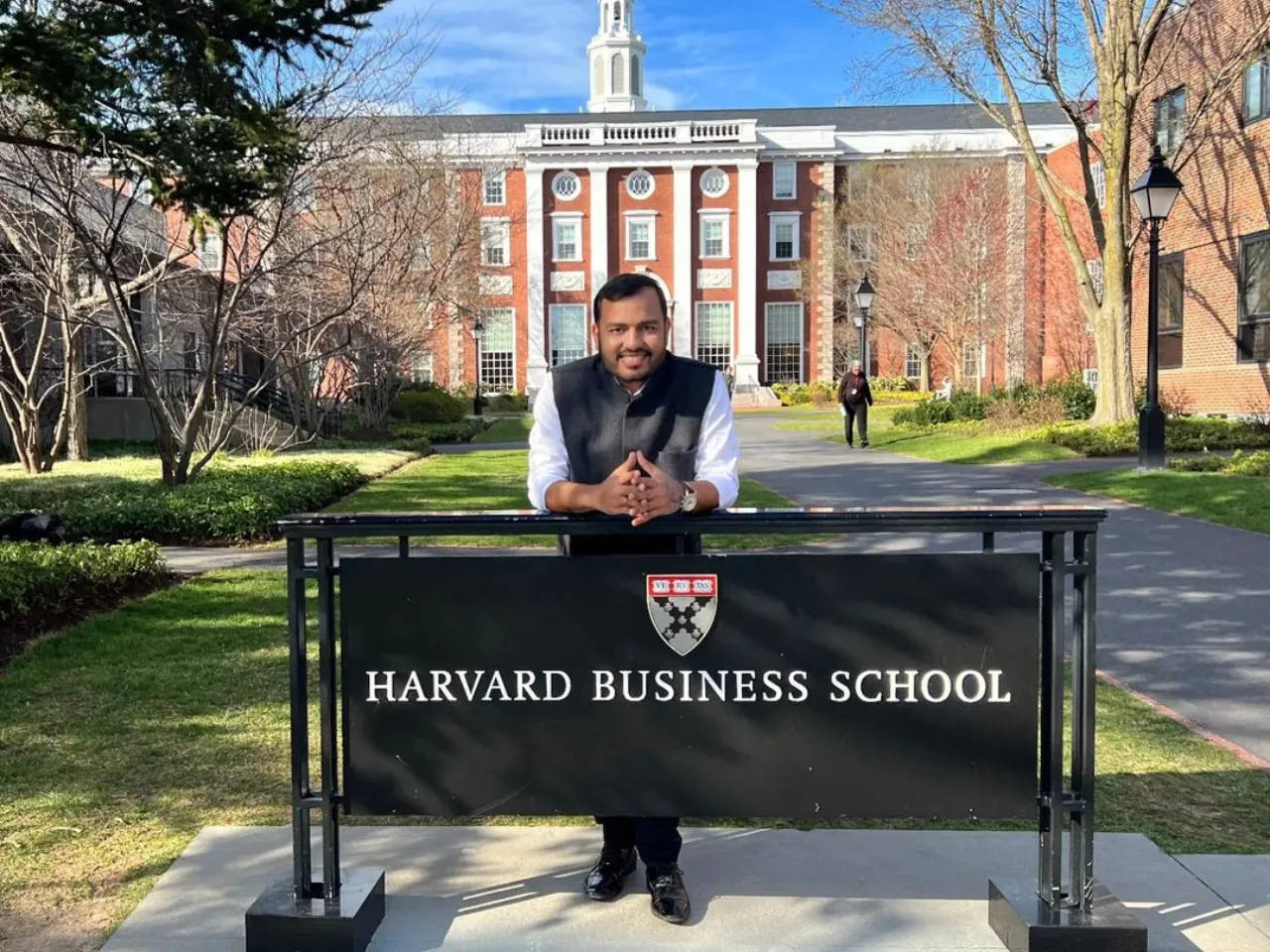 Alakh Pandey visits harvard