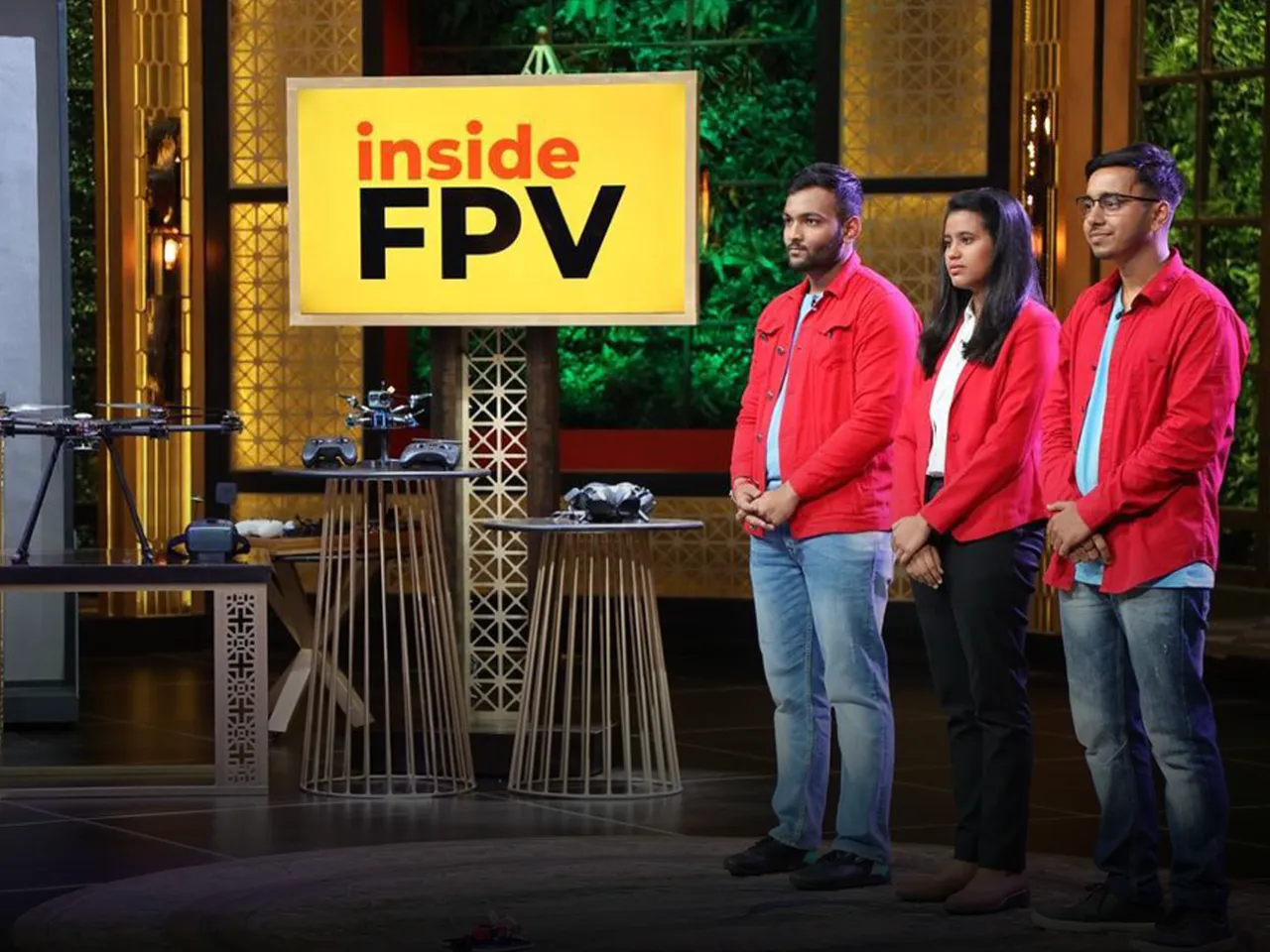 InsideFPV founders Deyvant Bhardwaj, Arth Chowdhary, and Oshi Kumari