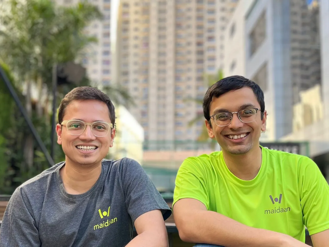 Maidaan Founders Judhajit Bal and Shashank Awasthi