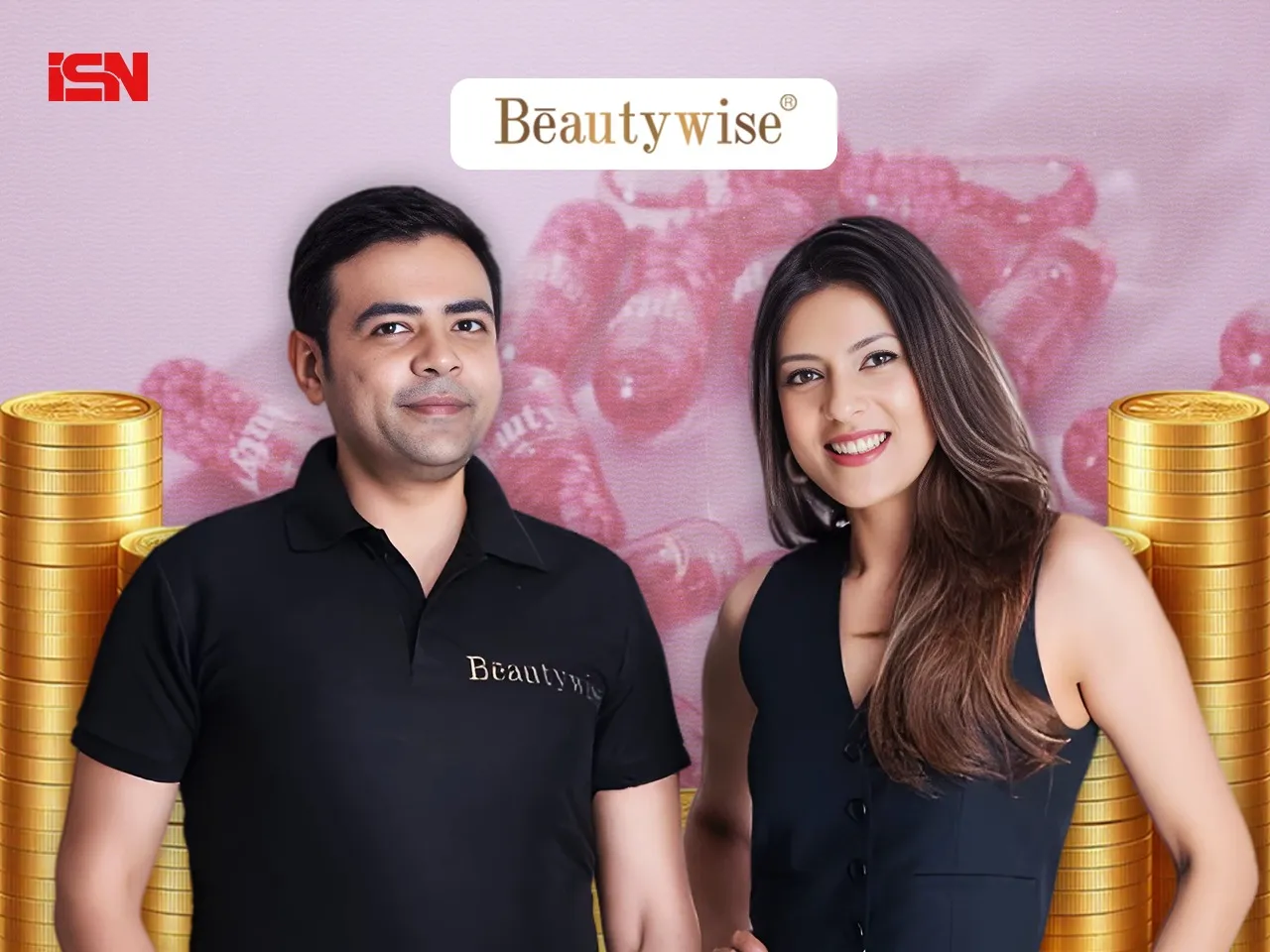 Beautywise co-founders Shreyansh Chauhan and Anousha Chauhan 