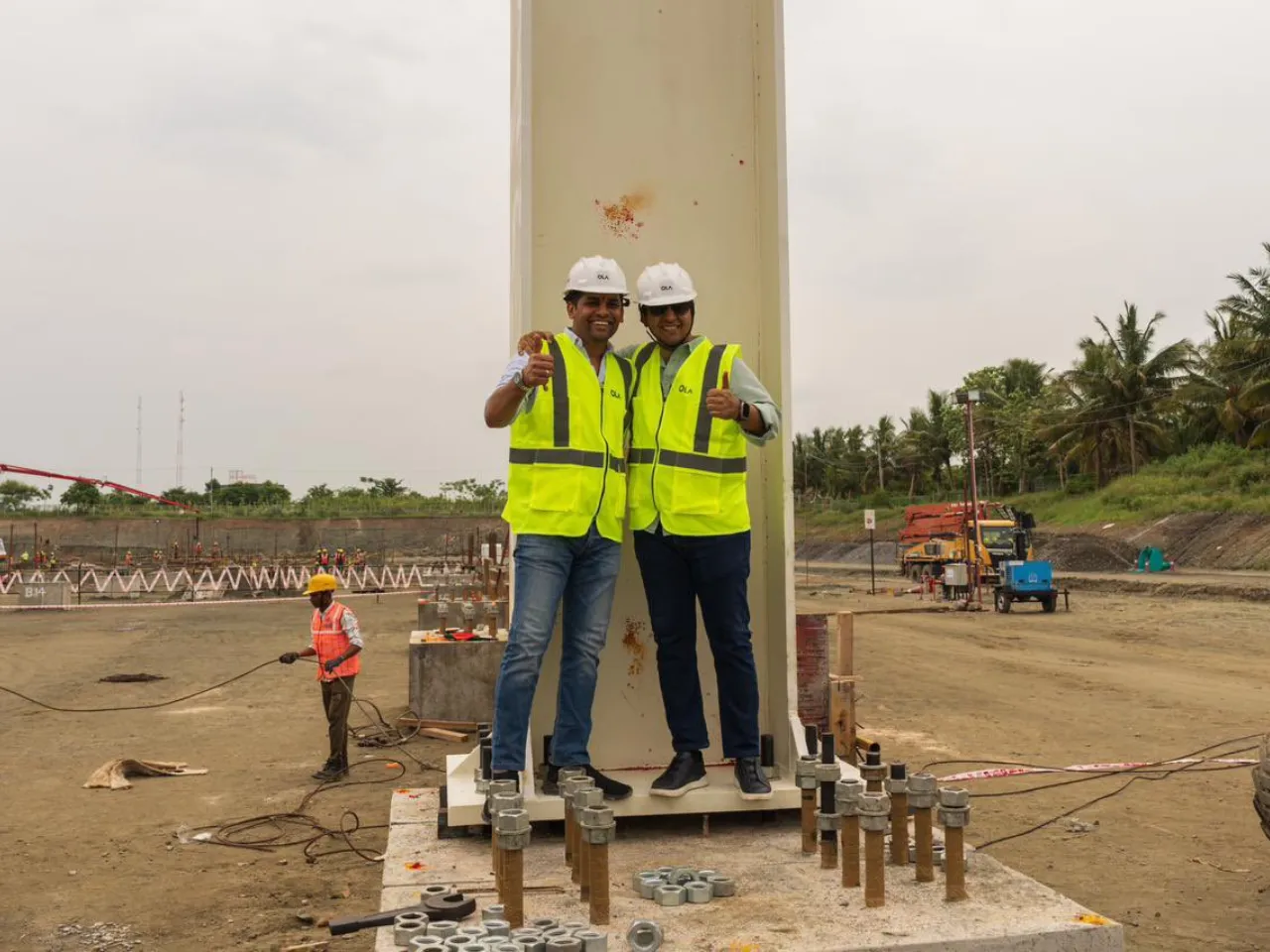 ola electric new factory construction