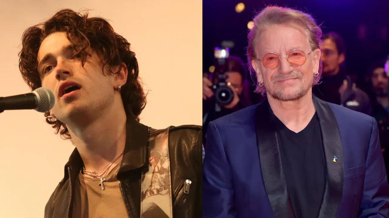 Bono and his son
