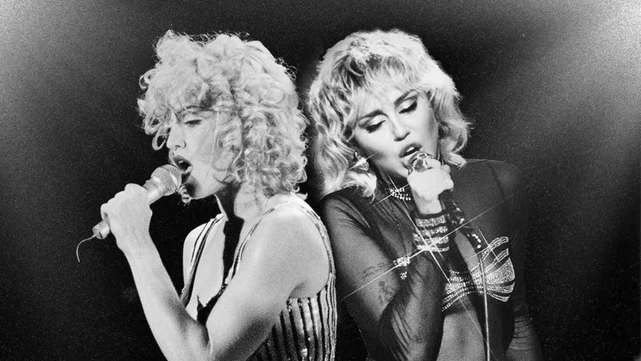 Madonna and Miley Cyrus