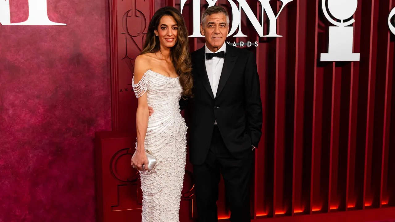 Amal and George Clooney