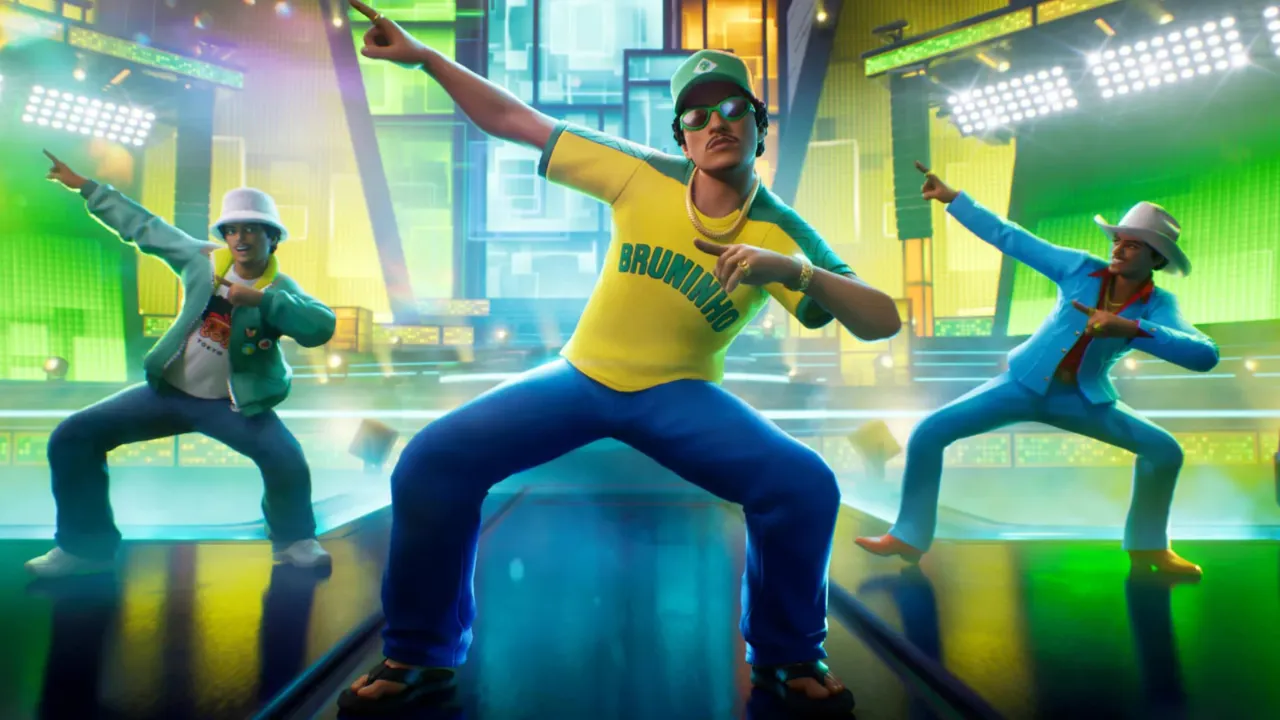 Bruno Mars in Fortnite Festival