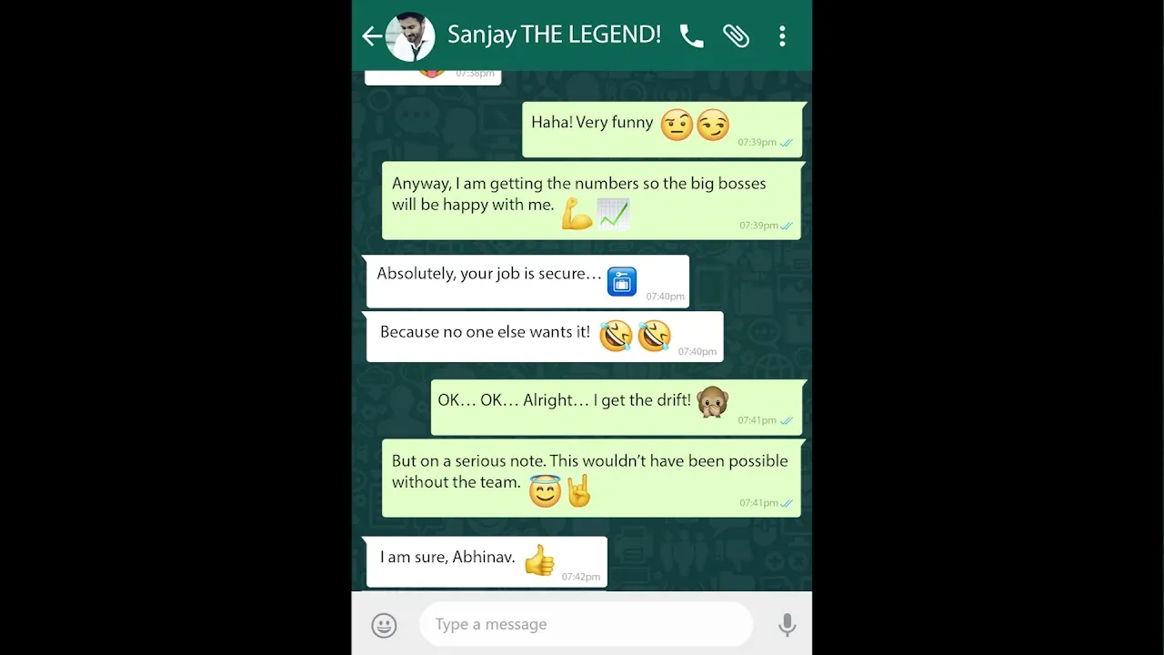 WhatsApp Conversation: Every Banter Between Friends