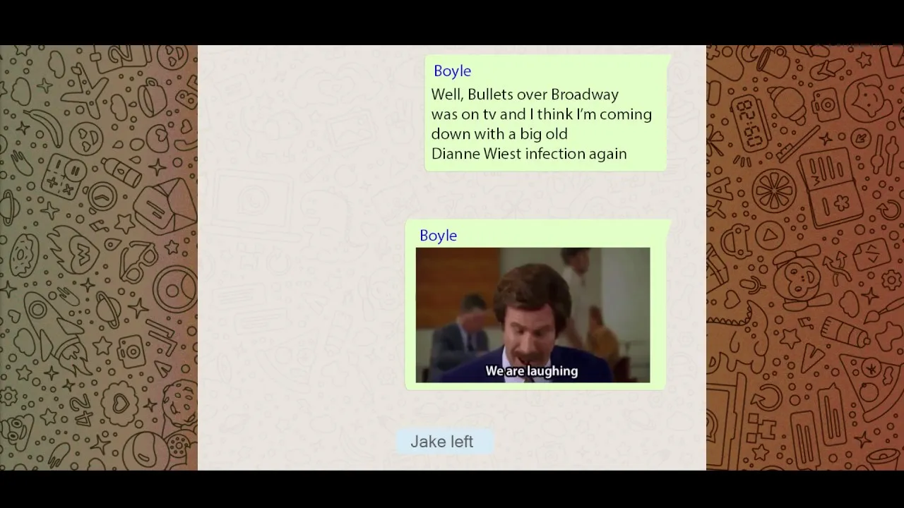WhatsApp Conversation: B99