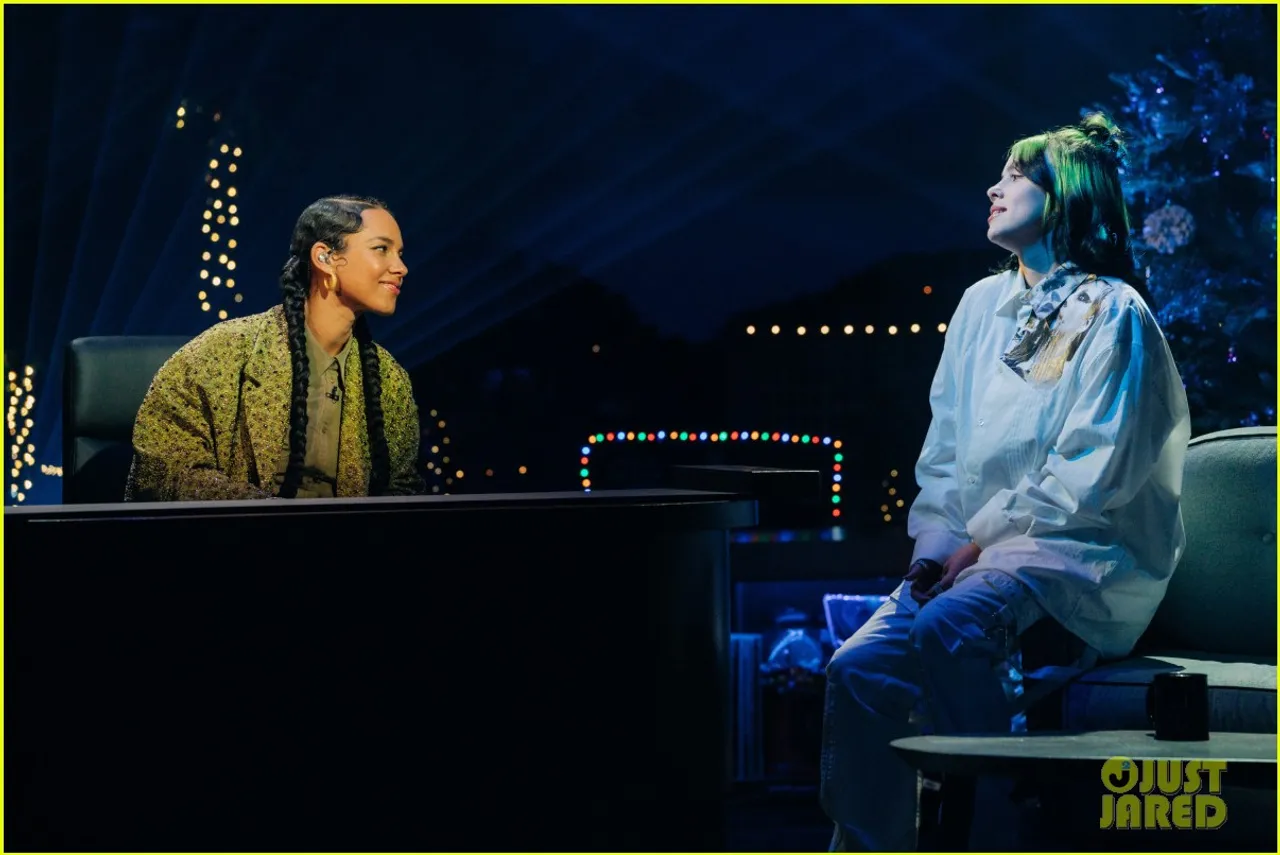 Billie Eillish and Alicia Keys get Late
