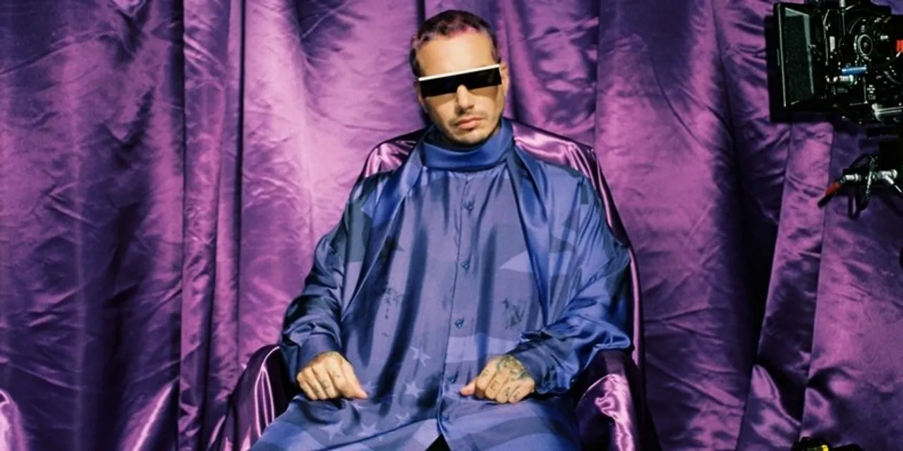 J Balvin Turns  Purple