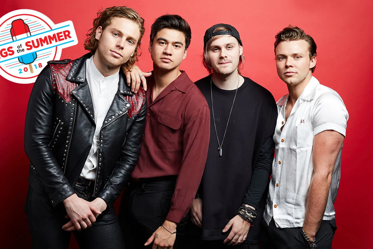 5sos Shoot "Wild Flower" at Home