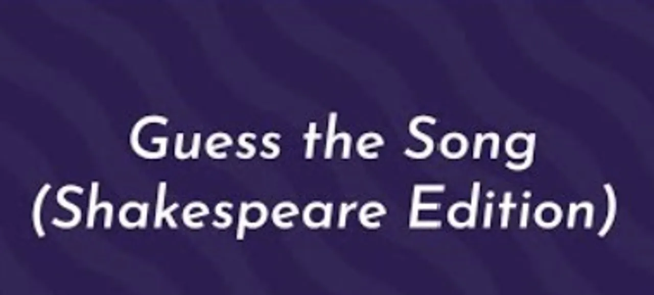 Shakespeare..but Make it Pop