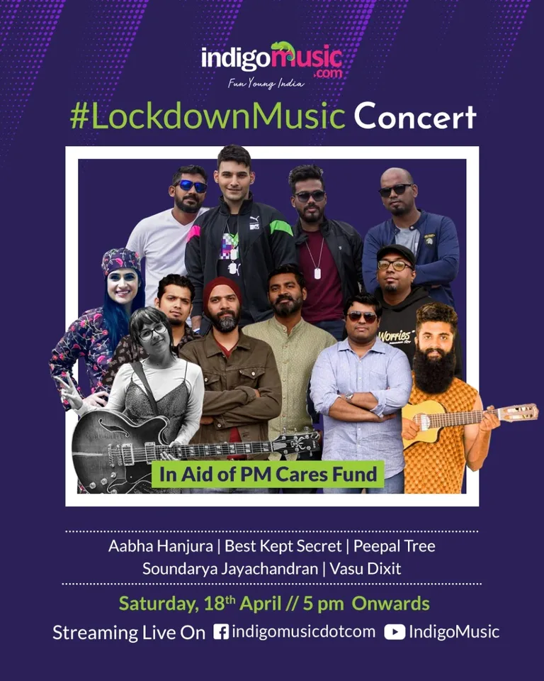 The #LockdownMusic Concert is Here: Tune in
