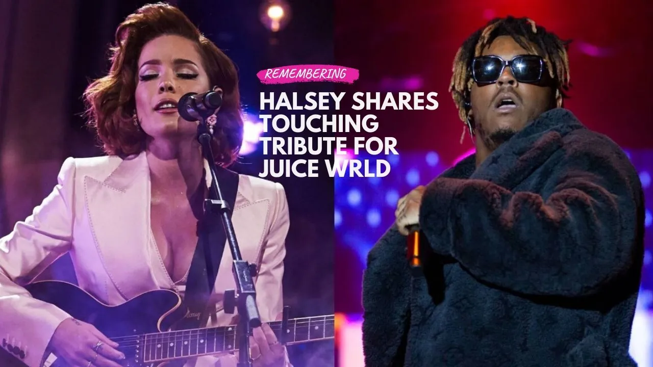 Halsey Pays tribute to Juice WRLD