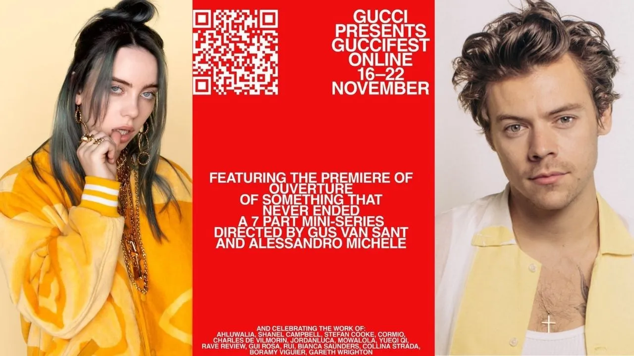 Gucci Announces Fest Includes Billie & Harry Styles