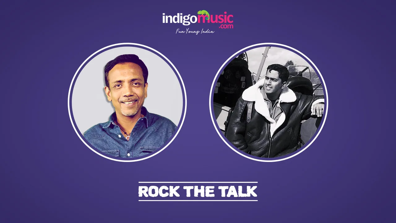 RJ Niladri With Group Captain Menon