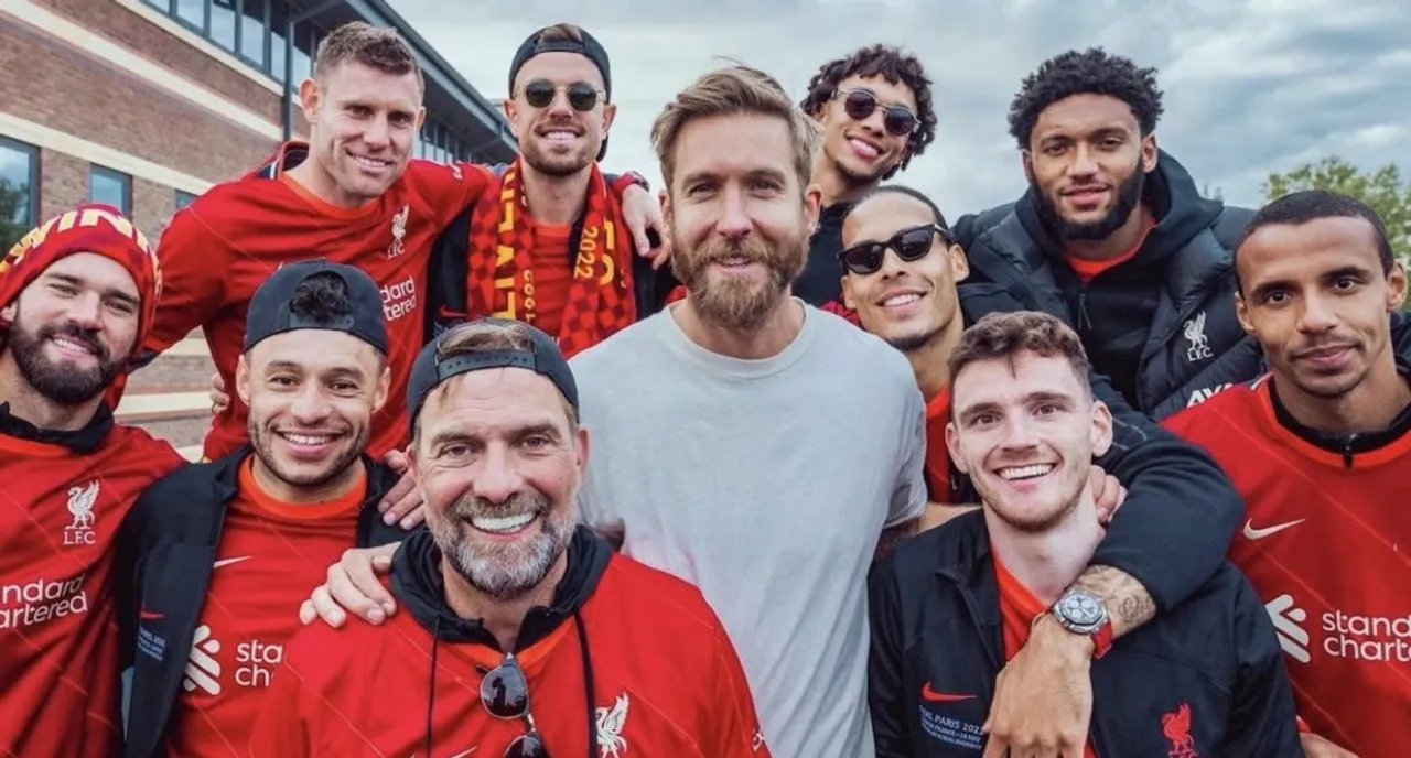 Post the Champions League Final, Calvin Harris Performs on The Liverpool FC Bus Parade