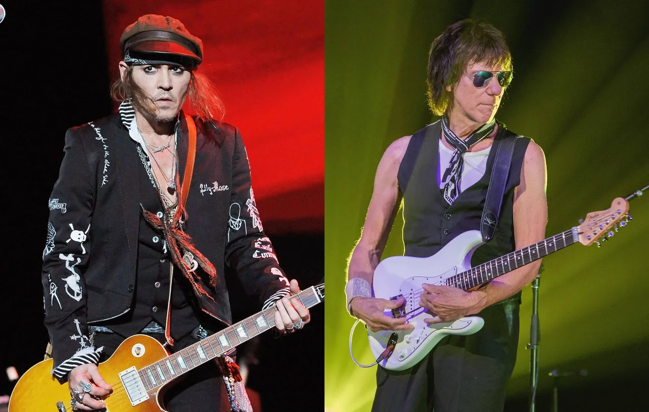 Johnny Depp Joins Jeff Beck On Stage at Sheffield Gig