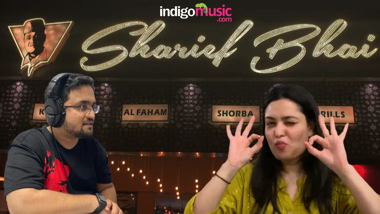 RJ Rohit And RJ Neha at Sharief Bhai!