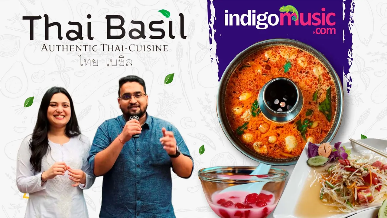 RJ Rohit And RJ Neha at Thai Basil