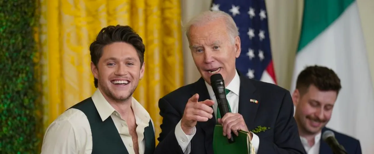 Niall Horan Celebrates St. Patrick’s Day With President Joe Biden at The White House 