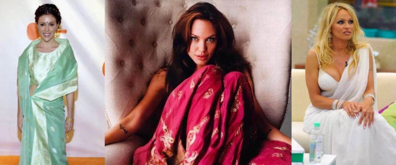 10 Times Hollywood Celebrities Stunned us in Sarees!