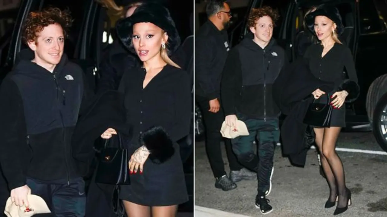 Ariana Grande And Ethan Slater Enjoy Dinner Outing With Her Dad