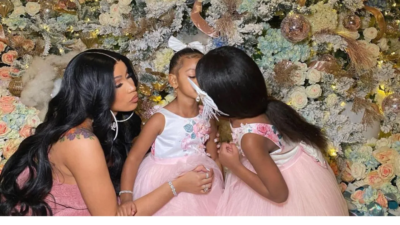 Cardi B Unveils Extravagant Hello Kitty And Baby Shark Christmas Trees For Kulture And Wave