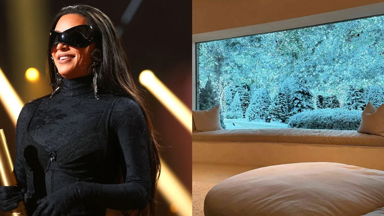 Kim Kardashian Offers a Glimpse of Her Winter Wonderland