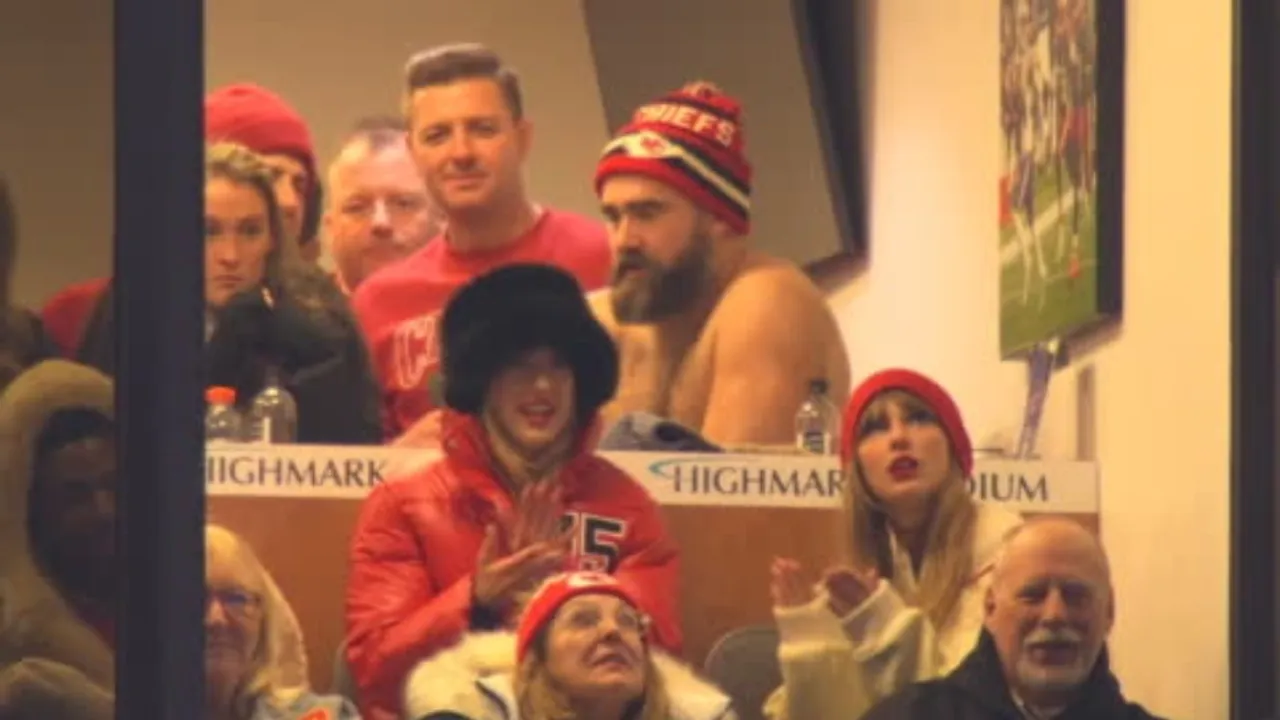 Travis Kelce Shares Taylor Swift's Reaction to Jason Kelce's Shirtless Celebration at The Game