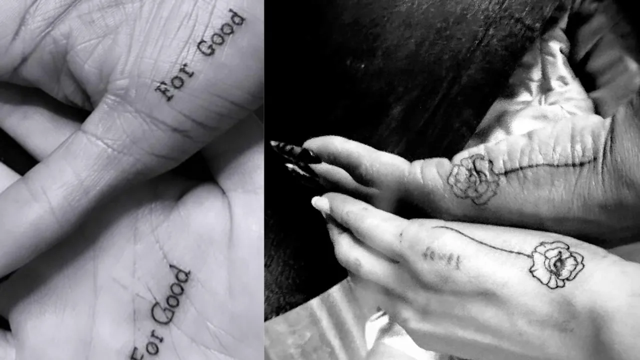 Ariana Grande And Cynthia Erivo's Twinning Wicked Tattoos 