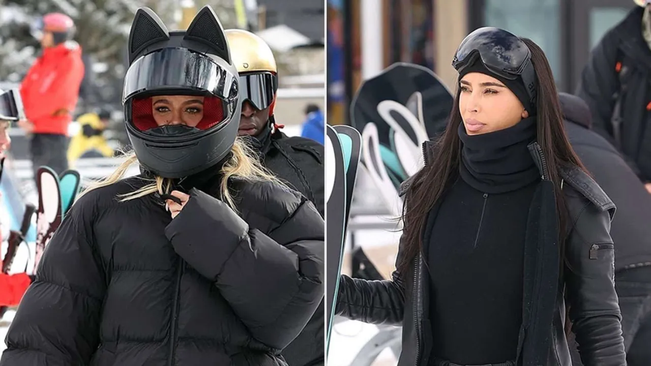 Kim, Khloé and Kendall Embrace Kitten Ears on The Aspen Slopes