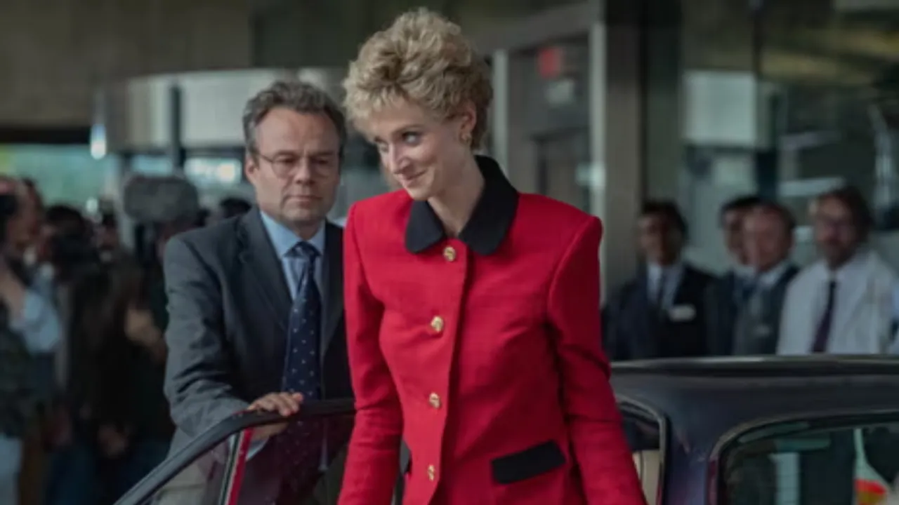 Behold Princess Diana's Iconic Revenge Dress in 'The Crown' Season 5