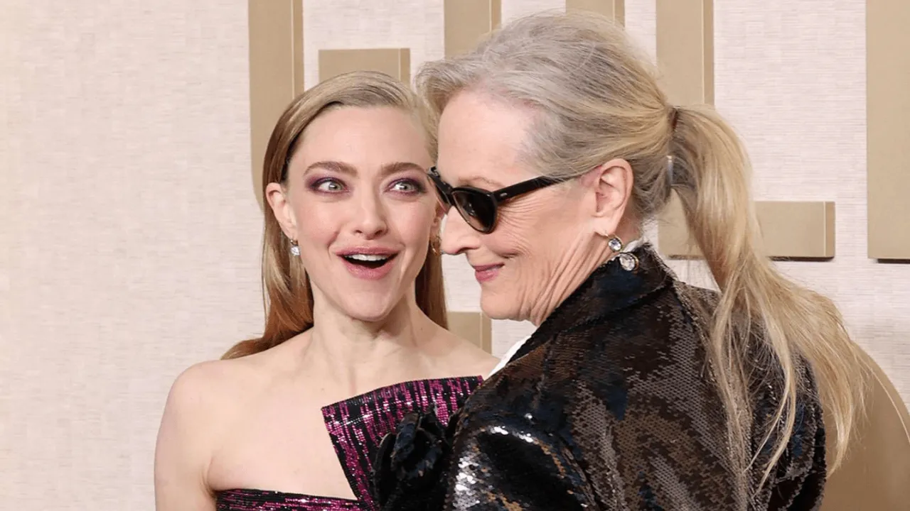Amanda Seyfried and Meryl Streep Reunite at The 2024 Golden Globes!