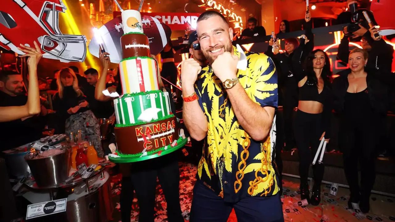 Travis Kelce Dances to Taylor Swift's 'Love Story' in Vegas