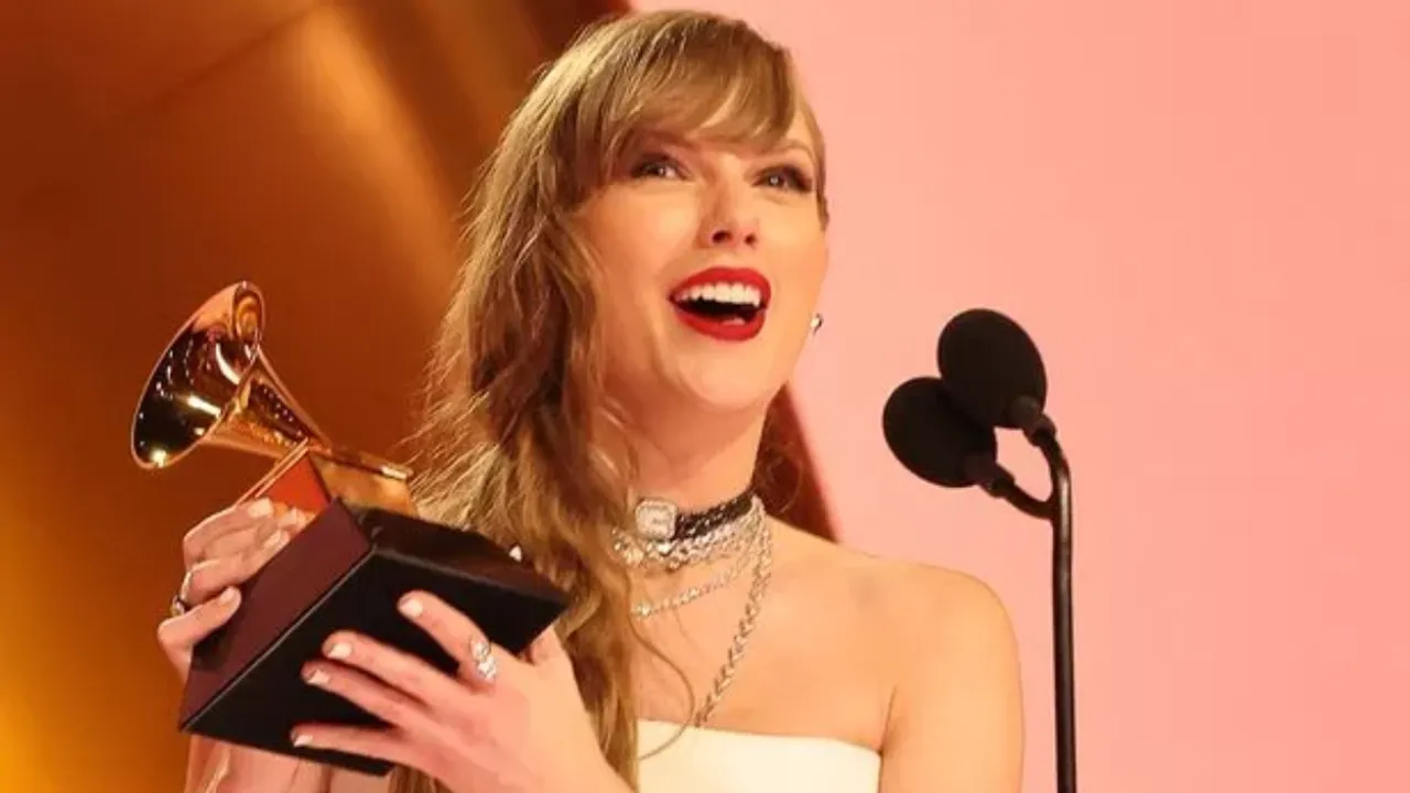 Taylor Swift Admits She Wasn't Planning on Introducing Her New Album at The Grammys