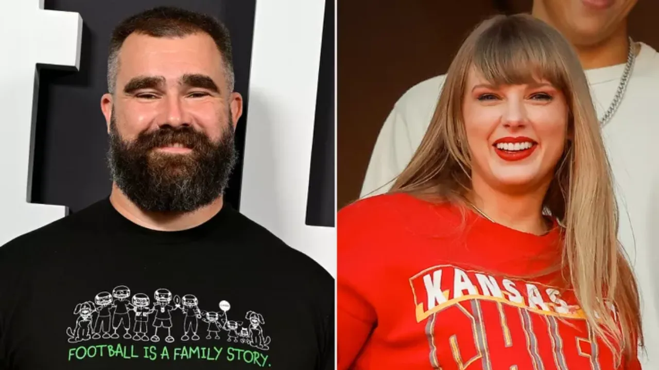 Jason Kelce Welcomes Taylor Swift, The Newest Member of The Chiefs Kingdom