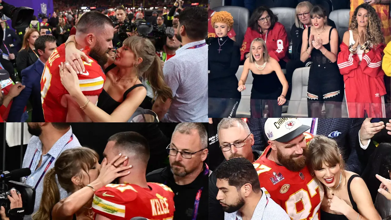 Every Photo of Taylor Swift at The 2024 Super Bowl